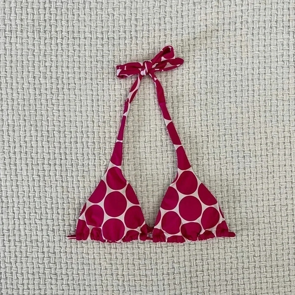 Victoria’s Secret Pink Polka Dot String Bikini Top - Picture 3 of 5